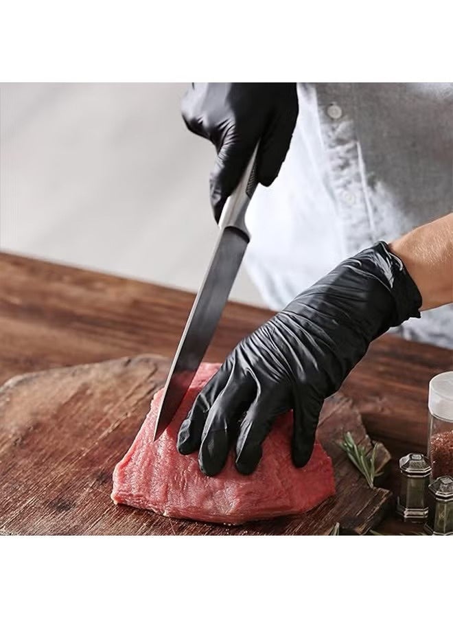 general Disposable Gloves L, Food Safe，Latex-Free and Powder-Free Nitrile Gloves for Cooking, Food Prep, Household Cleaning, Exam,100 Counts - Image 5